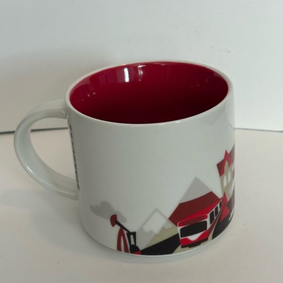 STARBUCKS 2012 Calgary, Canada Coffee 14oz Mug Cup You Are Here Series NEW - Picture 4 of 14